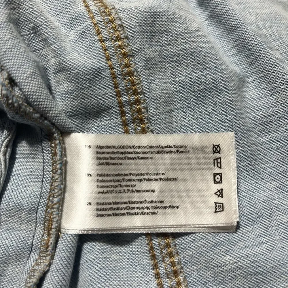 NWT Mayoral Ecofriends denin blue jean jacket Baby infant size 6 months